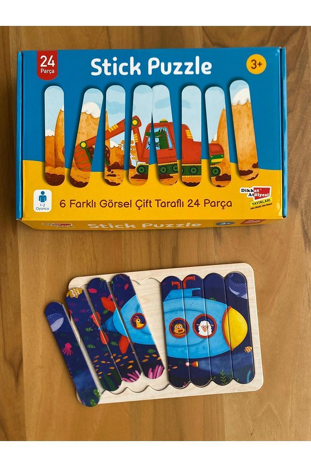 Stick Puzzle Çift Taraflı Yapboz Çubukları - 4