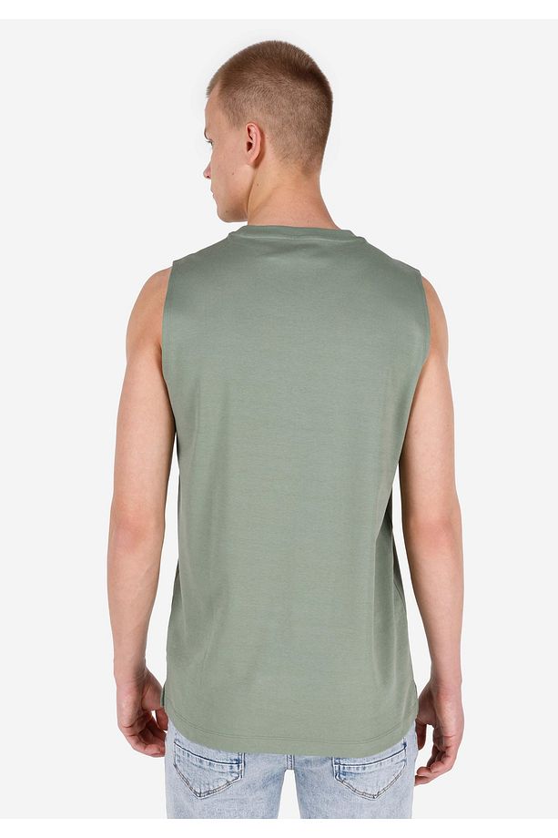 Regular Fit Erkek Yeşil Atlet - 2