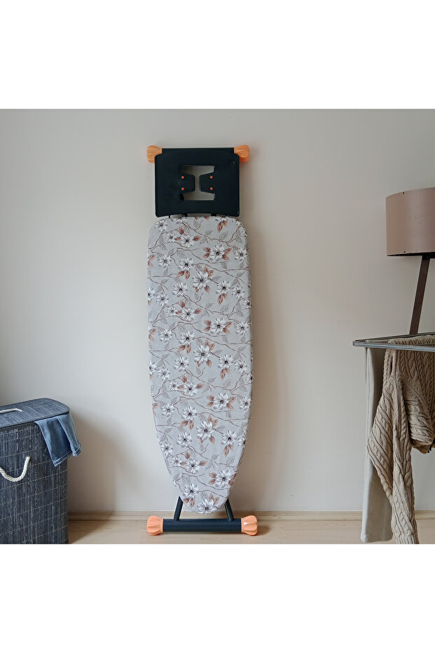 Ütü Masası Kılıfı Büyük Boy Ipli Stoperli Keçeli Kılıfı Örtüsü Bezi 55x140cm Silver Garden - 3