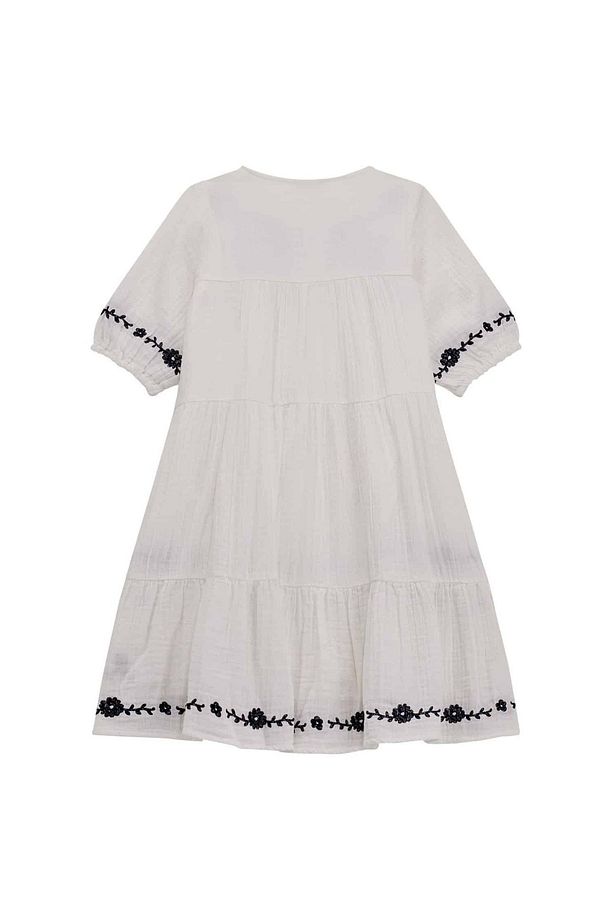 BONDED GAUZE SS DRES - 2