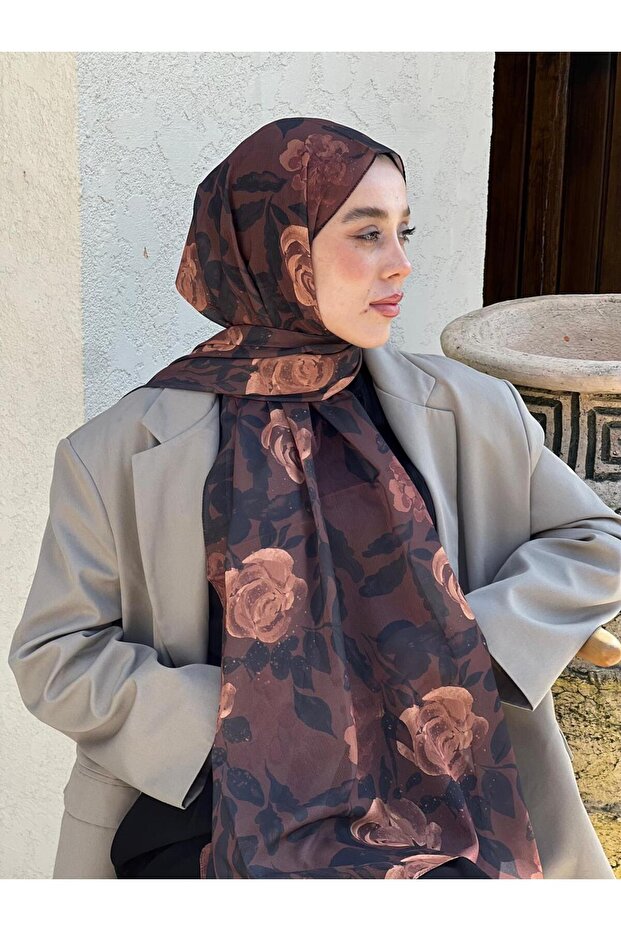 Rosa Desen Nesir Şal - 2