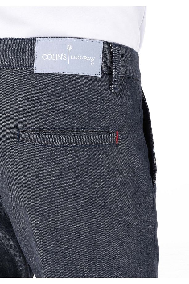 073 Wıls Regular Fit Orta Bel Düz Paça Erkek Koyu Mavi Jean Pantolon - 5