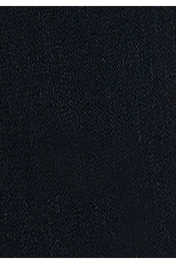 Regular Fit Orta Bel Düz Paça Erkek Siyah Pantolon - 7