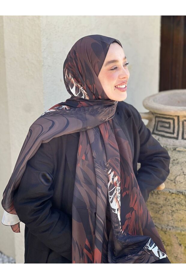 Splash Desen Nesir Şal - 1