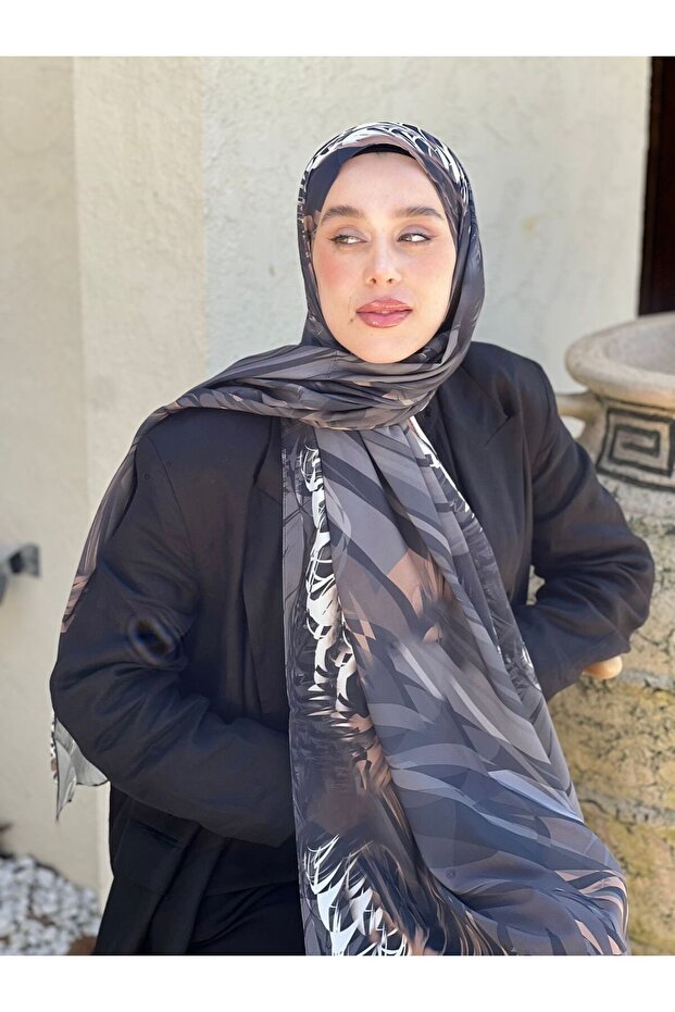 Splash Desen Nesir Şal - 2