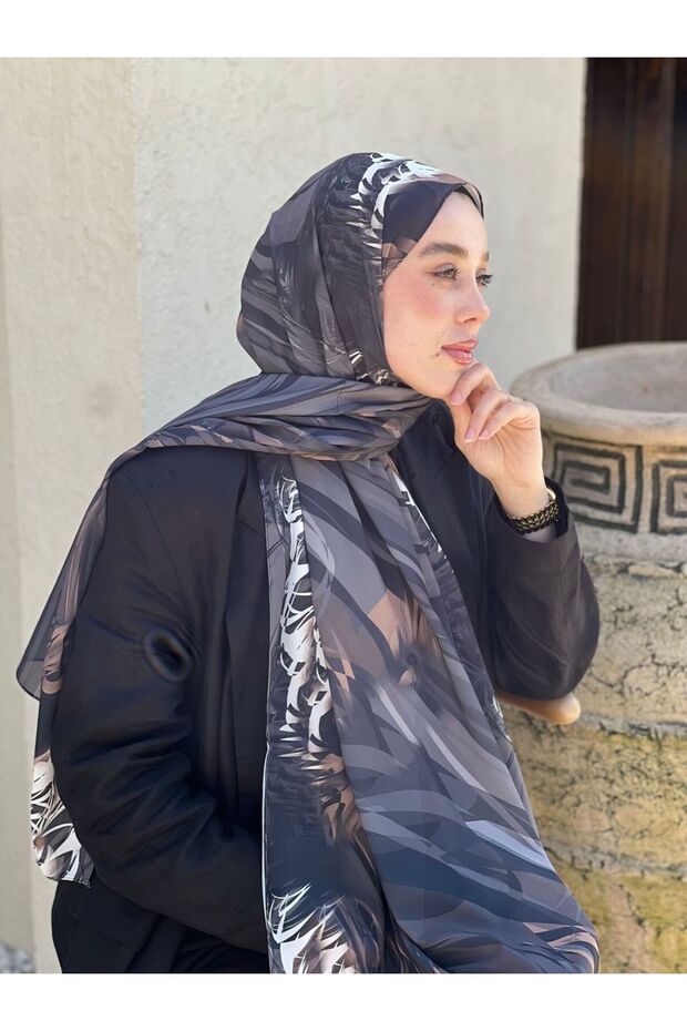 Splash Desen Nesir Şal - 3