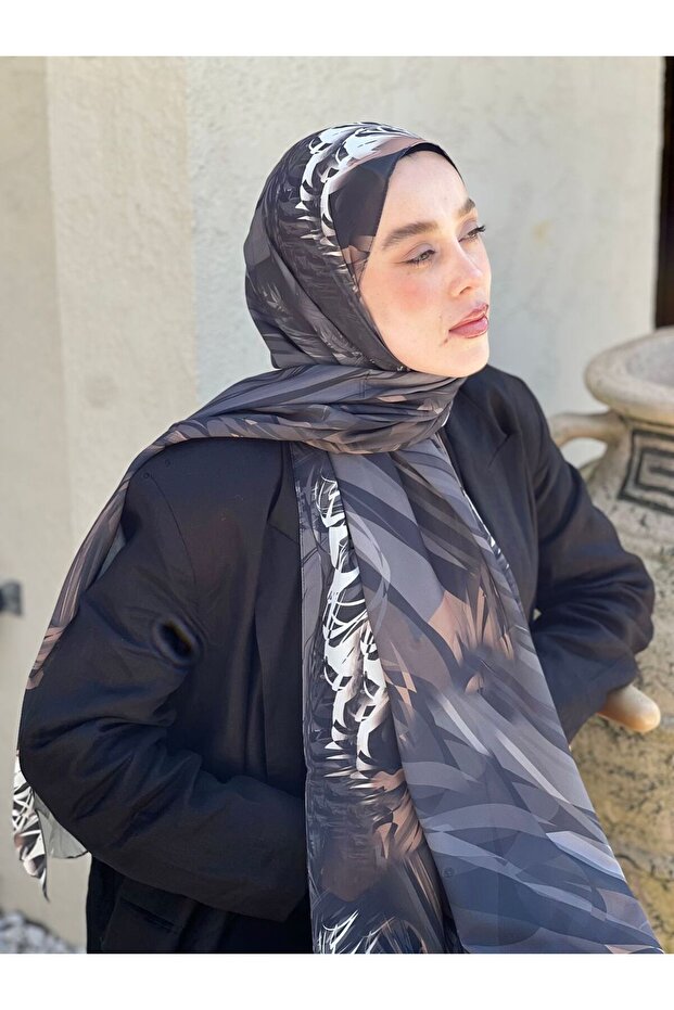 Splash Desen Nesir Şal - 1