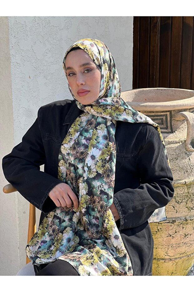 Daisy Desen Twill Şal - 2