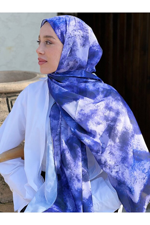 Petra Pattern Twill Shawl - 3
