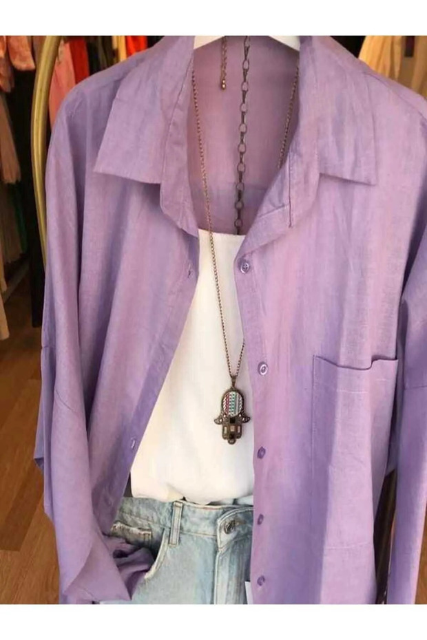 General Brands Women's Linen Shirt Summer Oversize Shirt New Season