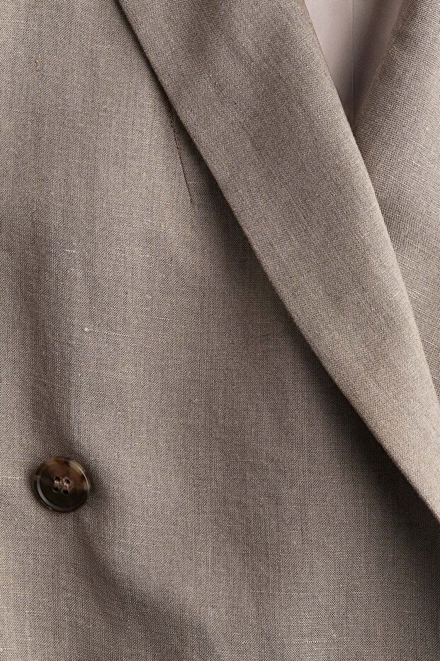 Linen-blend blazer - 2