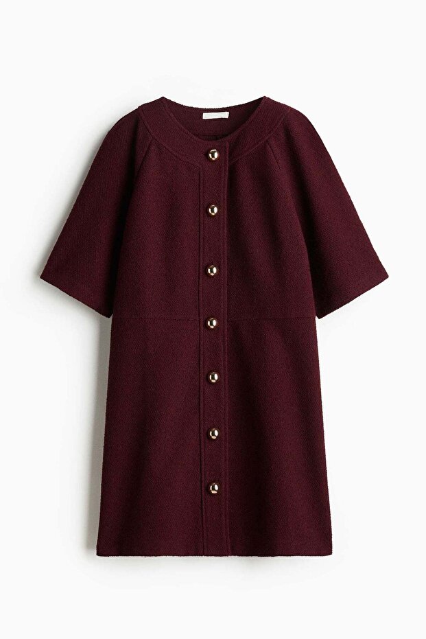 Button-front dress