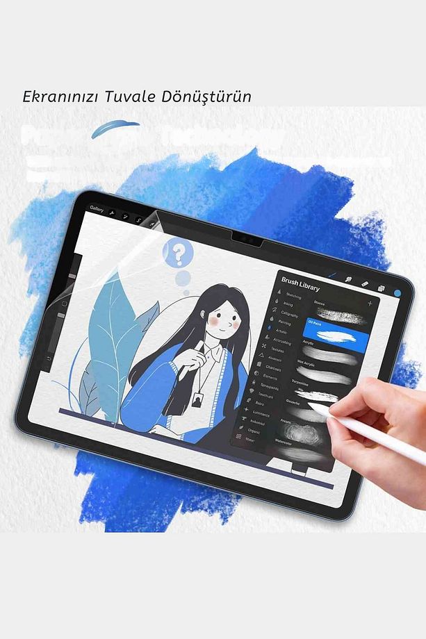 iPad Air 11 2025 M3 Çip Uyumlu Paper-Like Ekran Koruyucu Gerçek Kağıt Hissi - 2