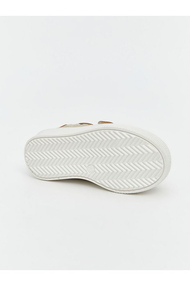 LCW STEPS Bej Cırt Cırtlı Erkek Bebek Klasik Ayakkabı - 4