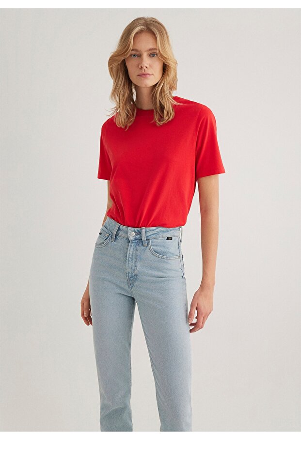 basic regular fit kadın t-shirt - 2