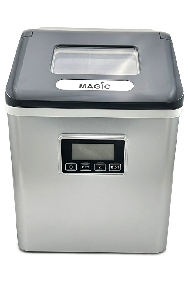 Ice Maker with Self-Cleaning Function 24 Cubes Ready in 13-25 Mins LCD Water Recycling System - 5