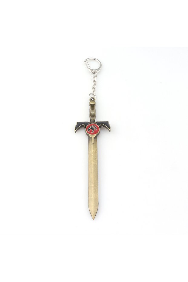 Sword-02 Cartoon Thundercats Keychain Women Men Jewelry Sword Weapon Model Metal Pendant Keyring For