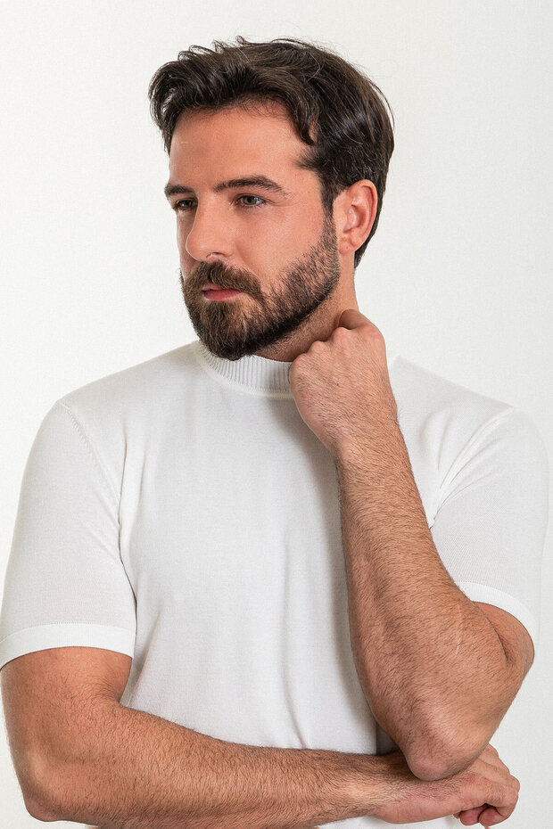 TRİKO YARIM BALIKÇI YAKA - 3