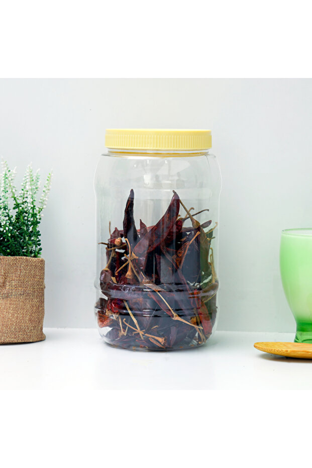 Round Air-Tight Pet Jar, 5000ml Plastic Container, RF11101