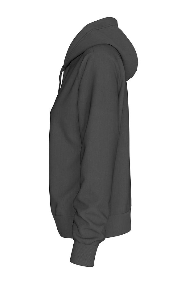 Kadın WASHED MONOLOGO REGULAR HOODIE Sweatshirt-Gri - 4