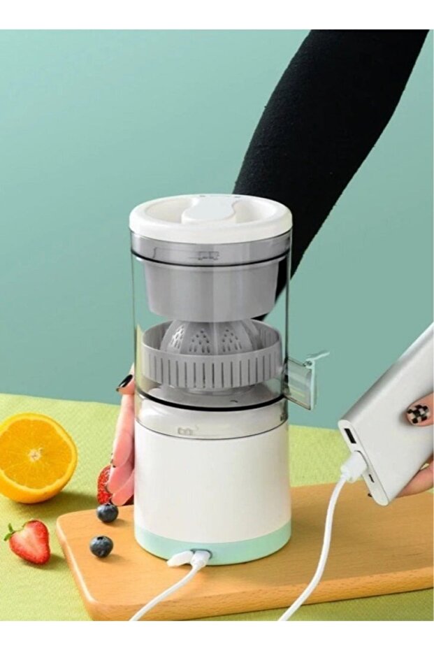 Electric Citrus Juicer, Hands-Free Portable USB , Multi functional 1-Button Easy Press DX1721 - 6