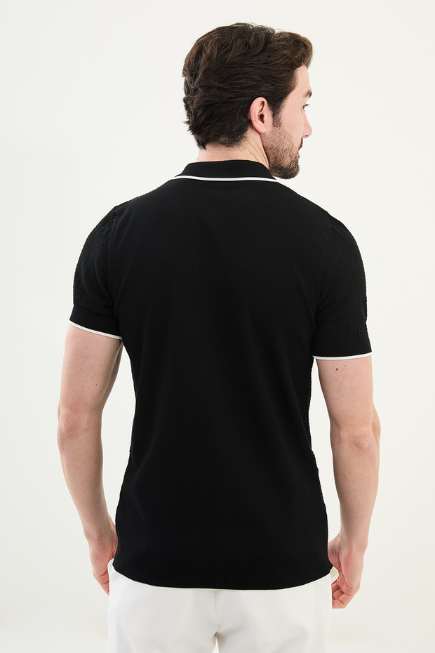 تريكو بولو بزر أمامي - 3