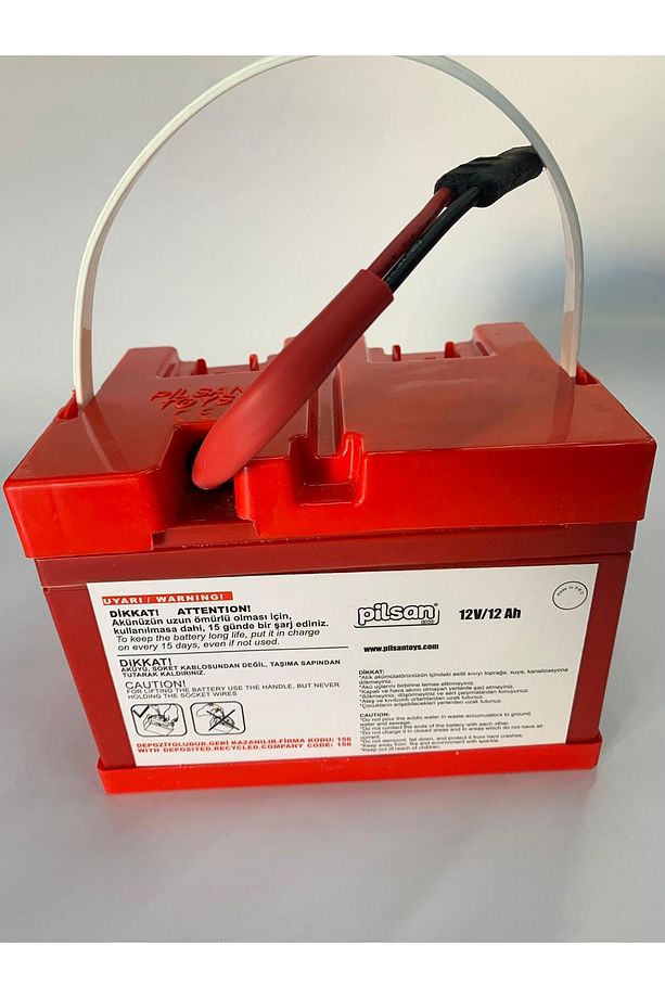 12 Volt 12 Amper Akülü Araba Aküsü 12 V 12 A Pilsan Akü - 2