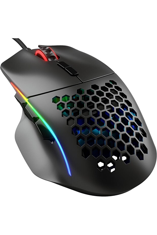 ماوس ألعاب سلكي موديل 1 - أسود مطفي - 1