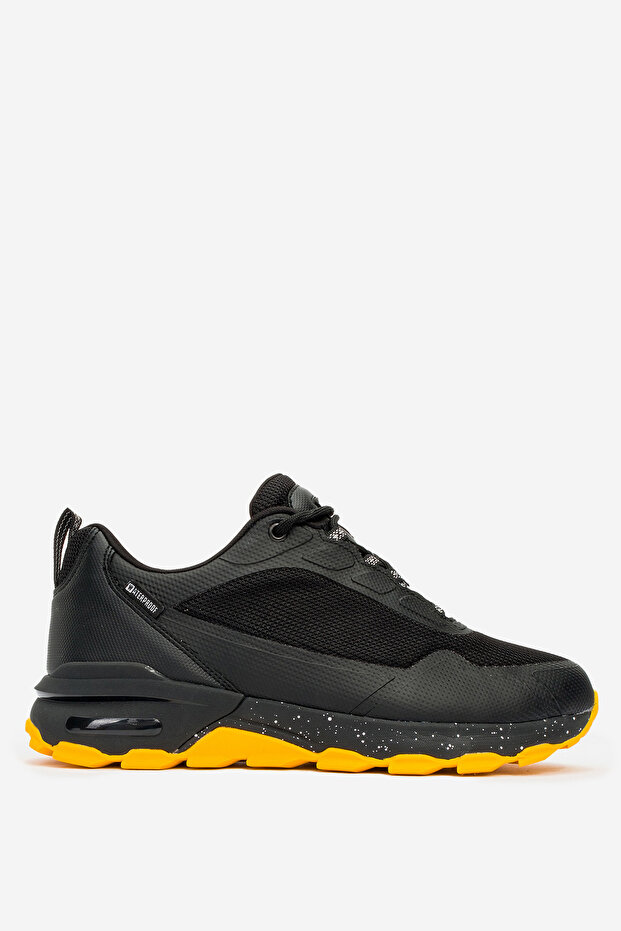 Men's Thick Sole Lace-Up Comfort Sneaker Pc 023 Promaxa Black
