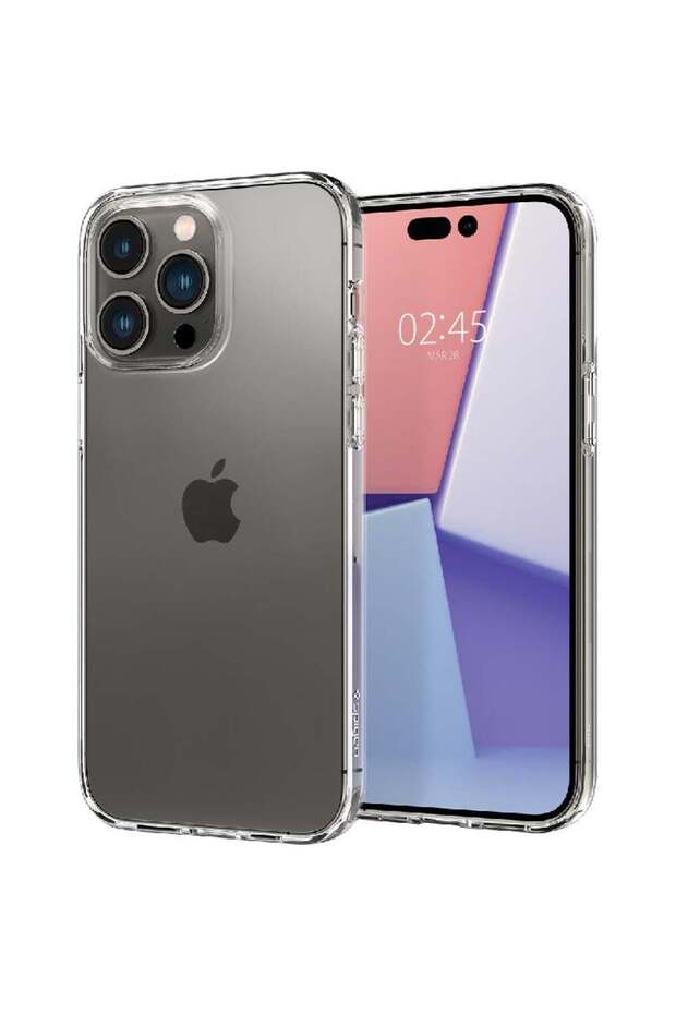 جراب كريستال فليكس لجهاز iPhone 14 Pro Max - شفاف - 2