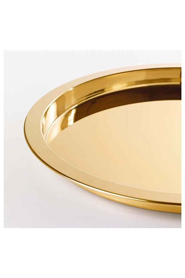 Glattıs Tepsi Pirinç Gold Tray Presentation Tray Donmezco - 2
