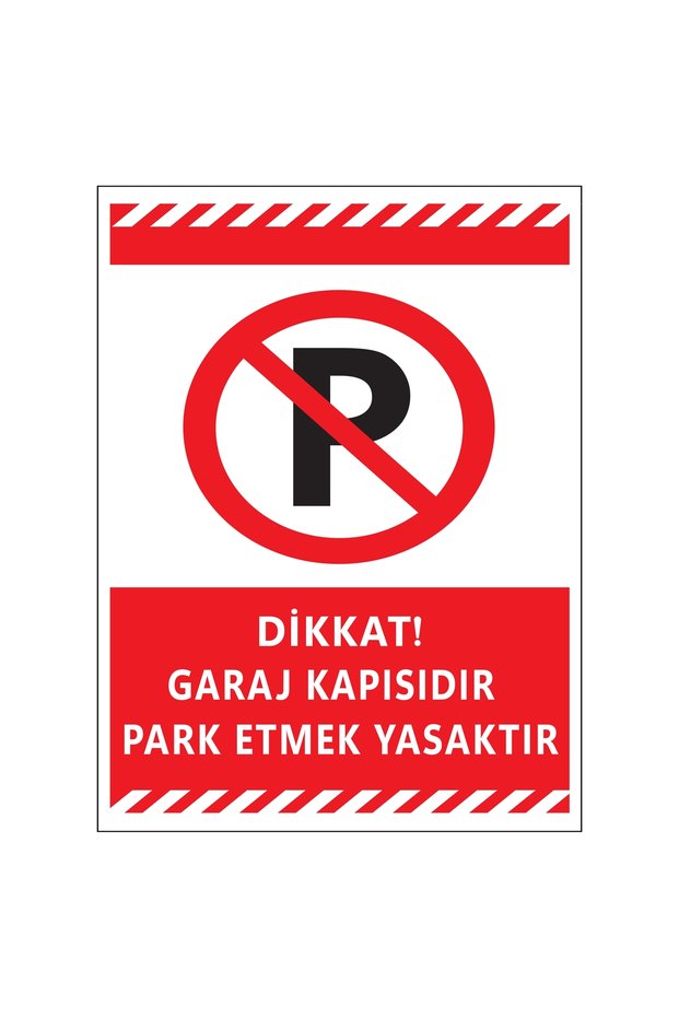 Metal Attention Garage Door Is Forbidden to Park 15 cm X 20 cm Warning Sign Direction Sign