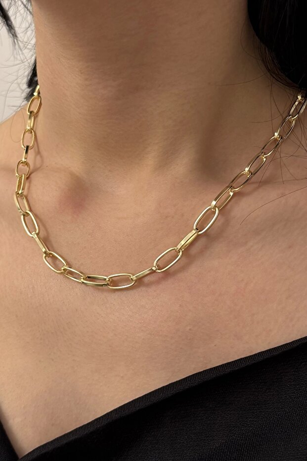 Basic Altın Zincir Kolye - 1