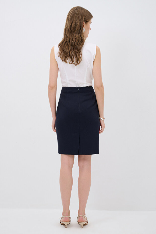 Düz Dar Etek - 6