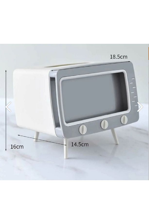 Tv Şeklinde Retro Telefonluk Peçetelik | Hediyelik Telefon Aksesuarları - 2