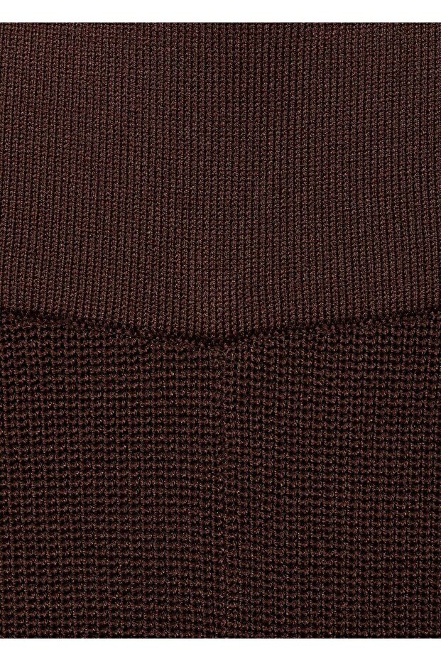 Düz kesim triko pantolon - 5