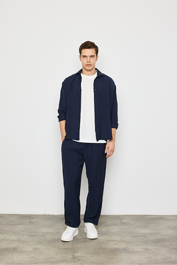 Modal Kumaş Premium Erkek Oversize Gömlek - 5