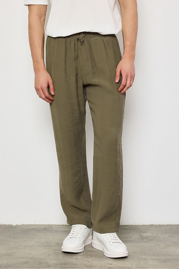 Modal Kumaş Erkek Oversize Pantolon - 5