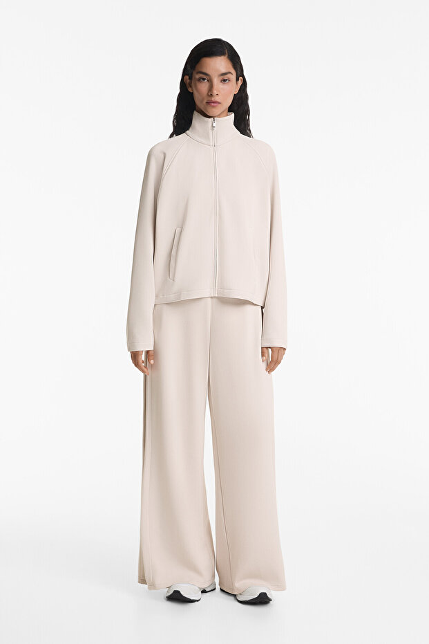 Pleated back Soft Touch jacket with modal - 2