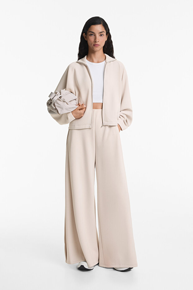 Pleated back Soft Touch jacket with modal - 6
