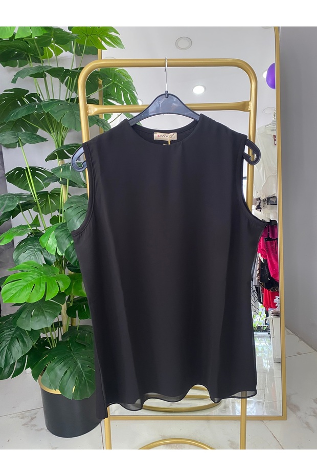 Kolsuz Şifon Bluz - 3