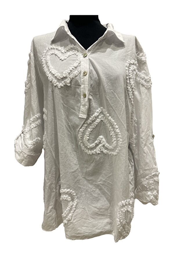 Italian 100% Cotton Heart Shirt