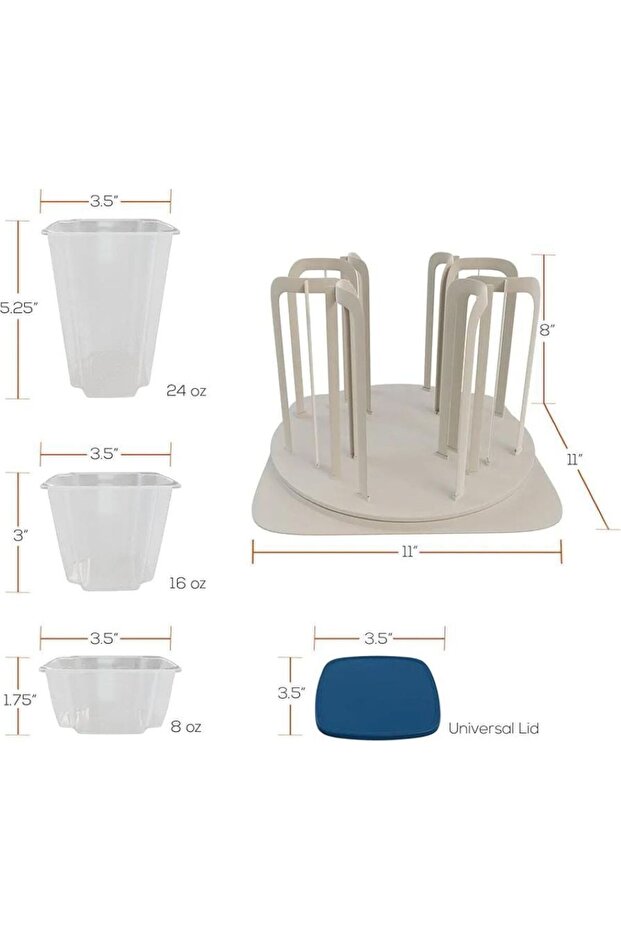 49 قطعة تشمل حاويات وأغطية بأحجام متعددة. - 2