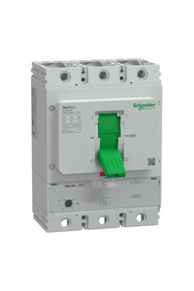 Electric G80N3Tm500 Gopact Mccb 800N 50Ka 3P3D 500A with Adjustable Field