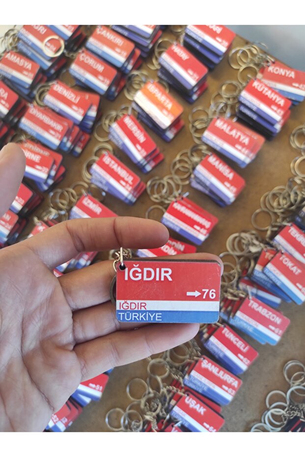 Iğdır 76 سلسلة مفاتيح مسقط رأس