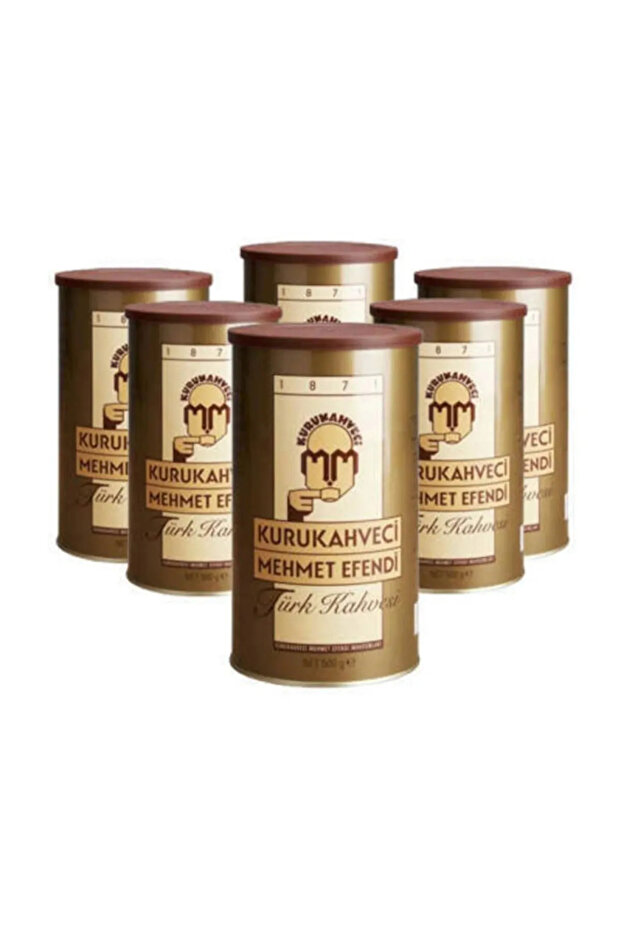 500g Turkish Coffee - Tin - 6 Pieces