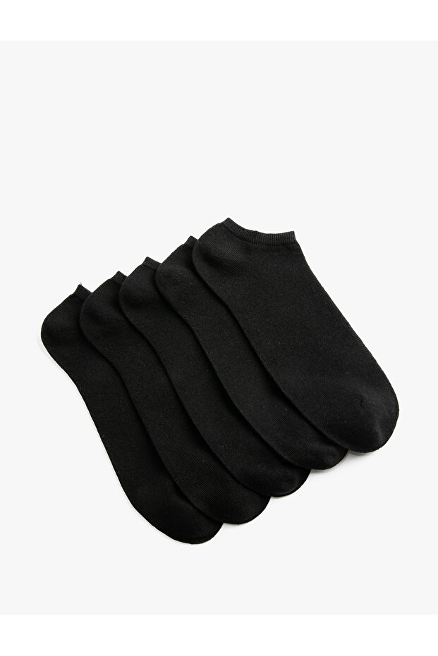 Basic 5-Piece Booties Socks Set - 1