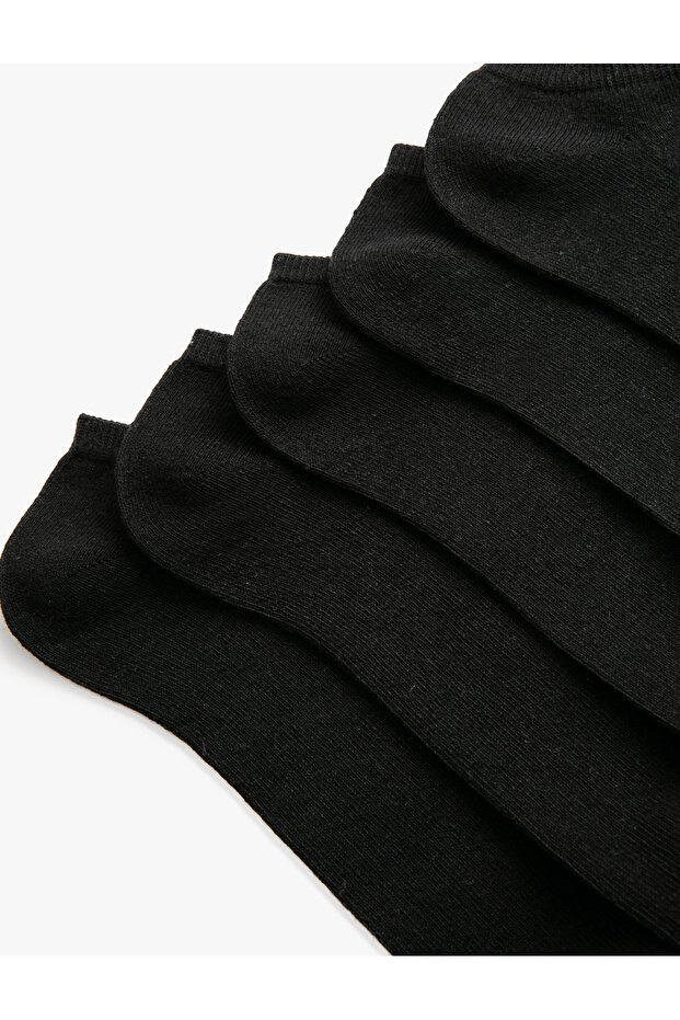 Basic 5-Piece Booties Socks Set - 3