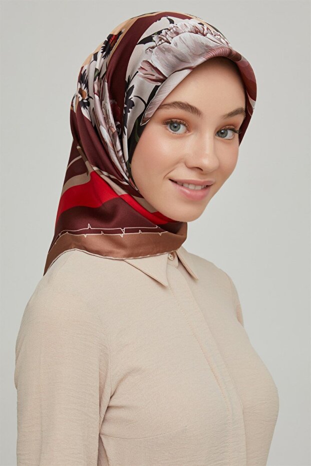 وشاح حرير - 8644D-02 - سورة
