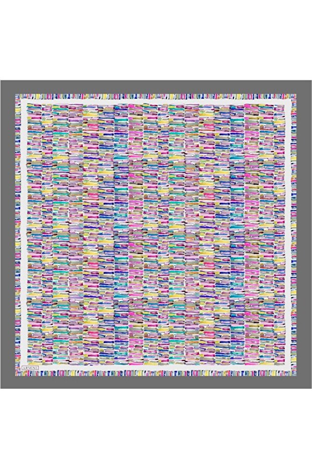 Eșarfă de mătase - 8745D-55 - Tivil - 2